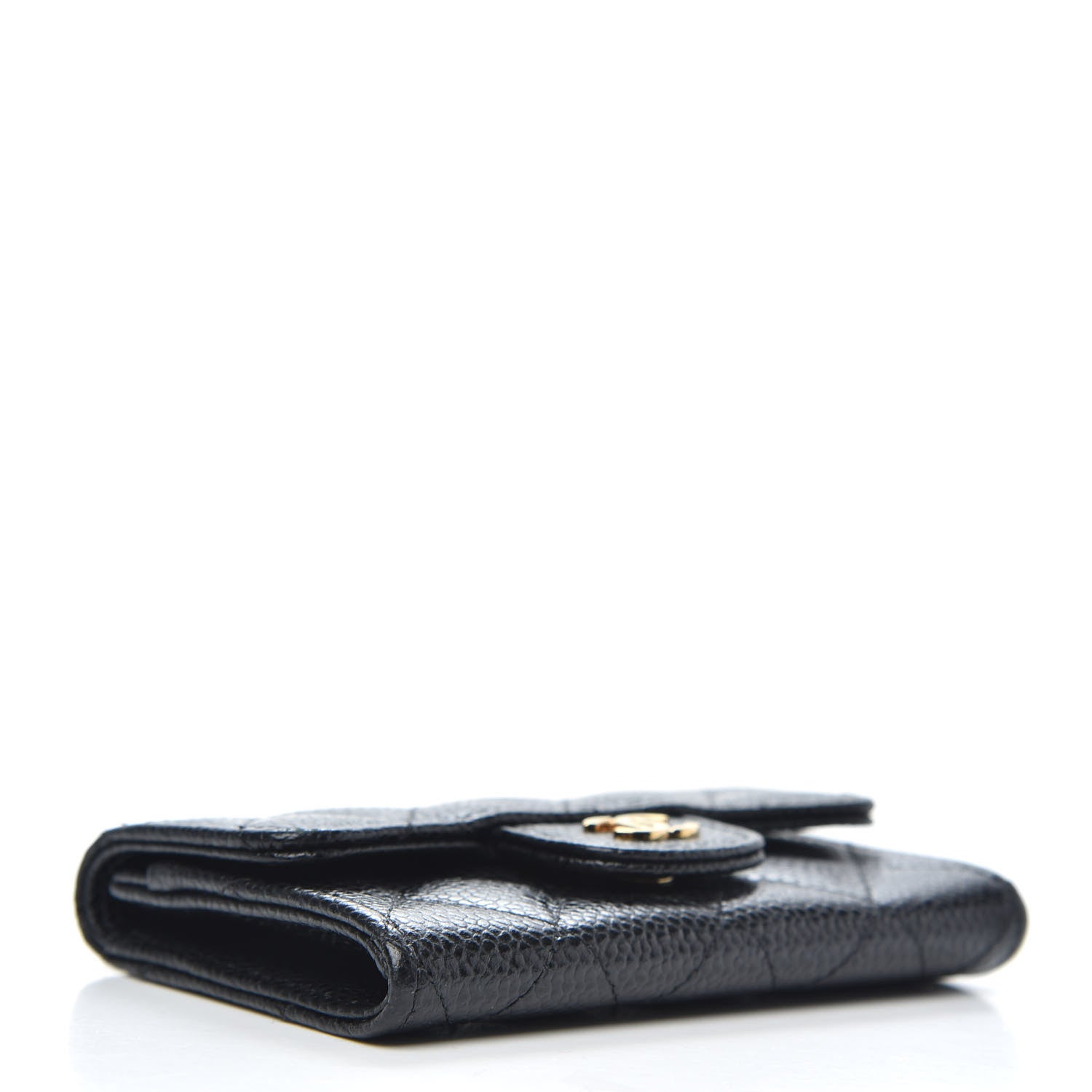 Chanel Caviar Quilted Flap Card Holder Black 4 of 8