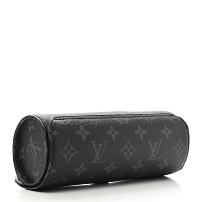 Louis Vuitton Monogram Eclipse 3 Watch Travel Case 5 of 8