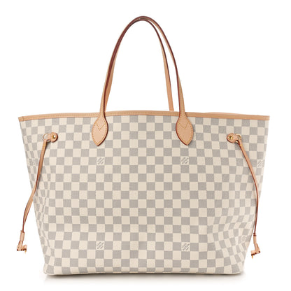 Louis Vuitton Damier Azur Neo Neverfull GM Rose Ballerine 2 of 9