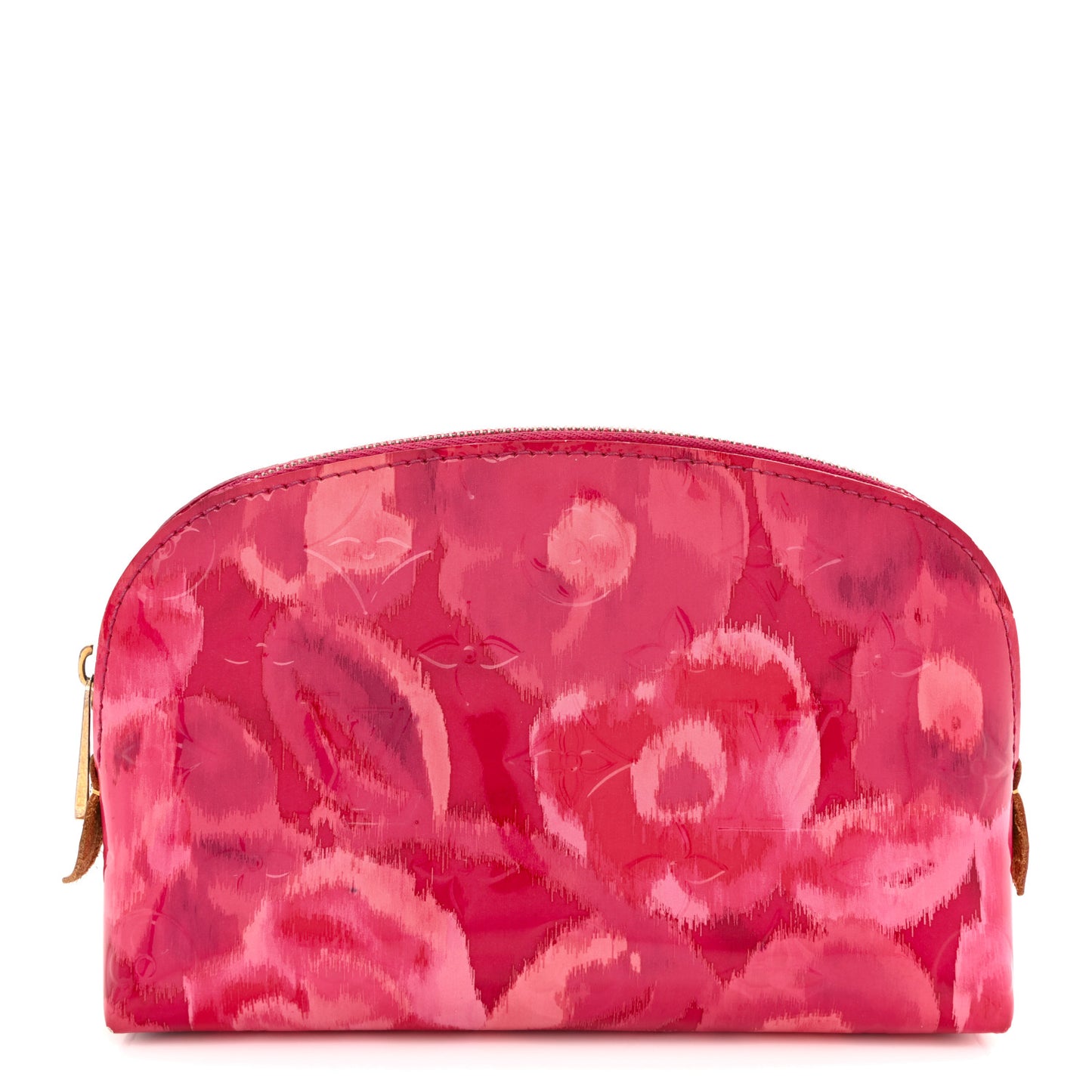 Vernis Ikat Cosmetic Pouch Rose Indien