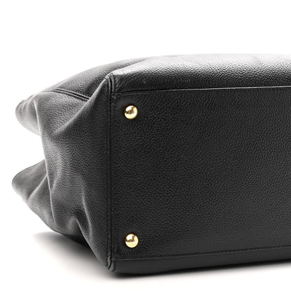 Chanel Calfskin Cerf Executive Shopper Tote Black 7 of 9