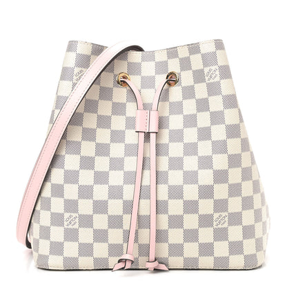 Louis Vuitton Damier Azur Neonoe MM Eau De Rose 1 of 8