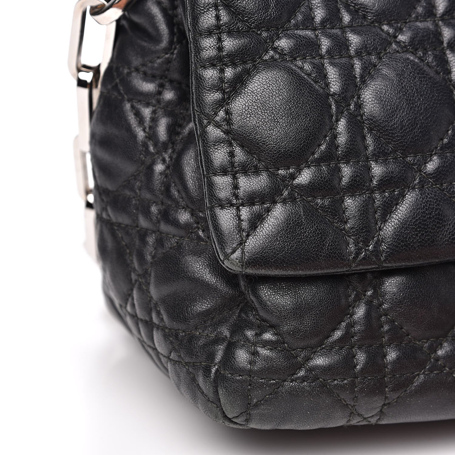 Christian Dior Lambskin Cannage New Lock Flap Black 12 of 16
