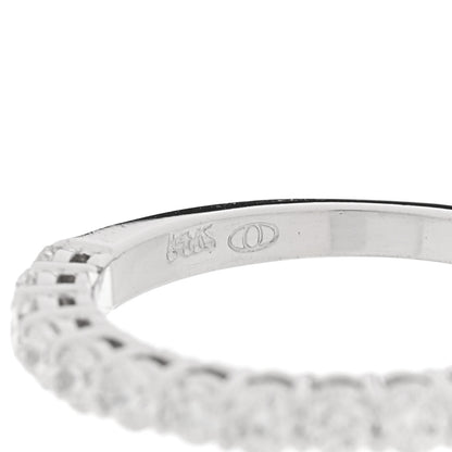 Parker & West by FASHIONPHILE 14K White Gold Diamond 0.56ctw Half Eternity Band Ring 46 3.75 4 of 4