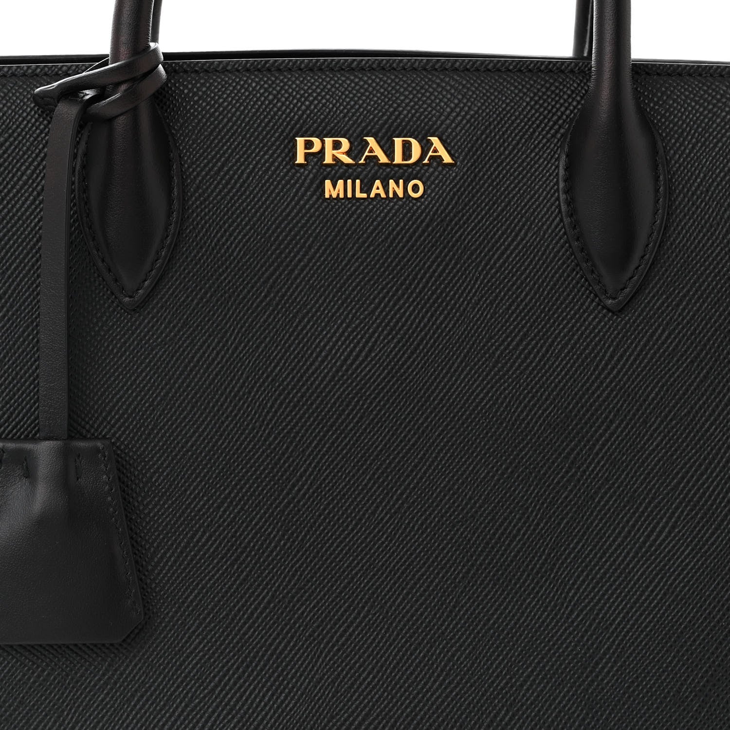 Prada Saffiano City Calfskin Large Bibliothèque Top Handle 8 of 11