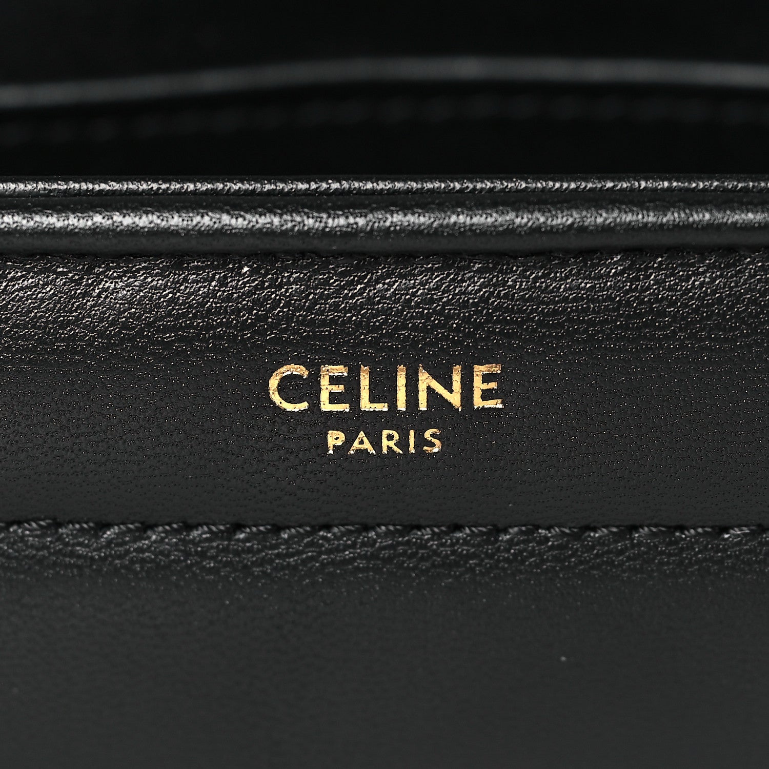 Celine Goatskin Matelasse Chain Shoulder Bag Black 6 of 8