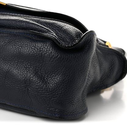 Chloe Calfskin Medium Marcie Satchel Royal Navy 10 of 10