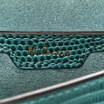 Mulberry Lizard Embossed Calfskin Small Amberley Satchel Frozen 7 of 15