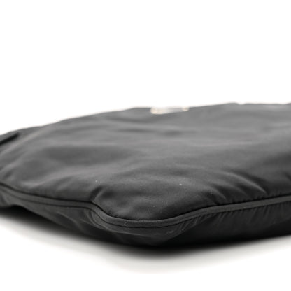 Prada Nylon Vela Flat Messenger Bag Black 8 of 10