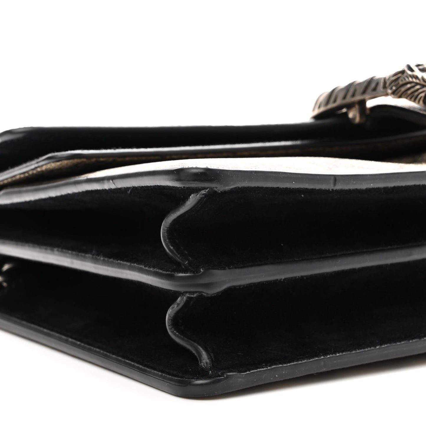 GG Supreme Monogram Small Dionysus Shoulder Bag Black
