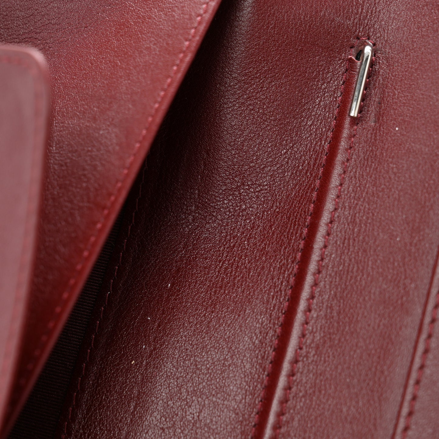 Caviar Quilted Large Agenda Cover Black