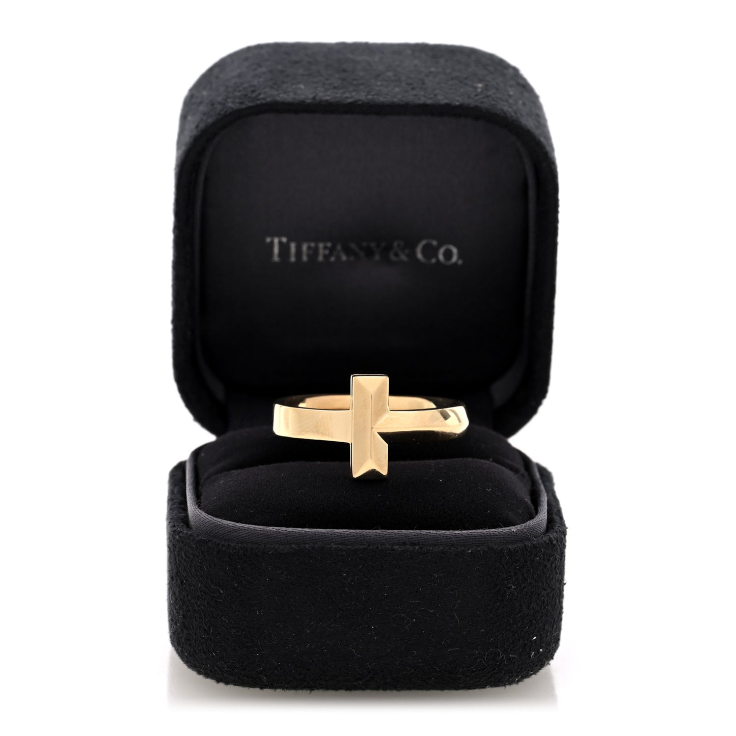 18K Yellow Gold 4.5mm T T1 Wide Ring 62 10