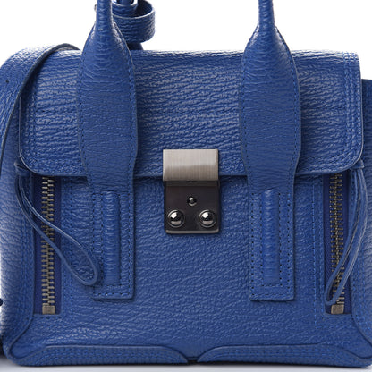 3.1 Phillip Lim 3.1 Textured Calfskin Mini Pashli Satchel Cobalt 11 of 11