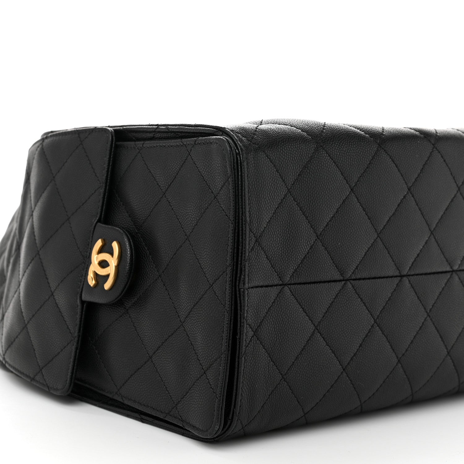 Chanel Caviar Quilted Medium Chanel 25 Handbag Black 10 of 12
