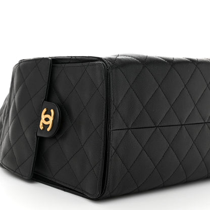 Chanel Caviar Quilted Medium Chanel 25 Handbag Black 10 of 12