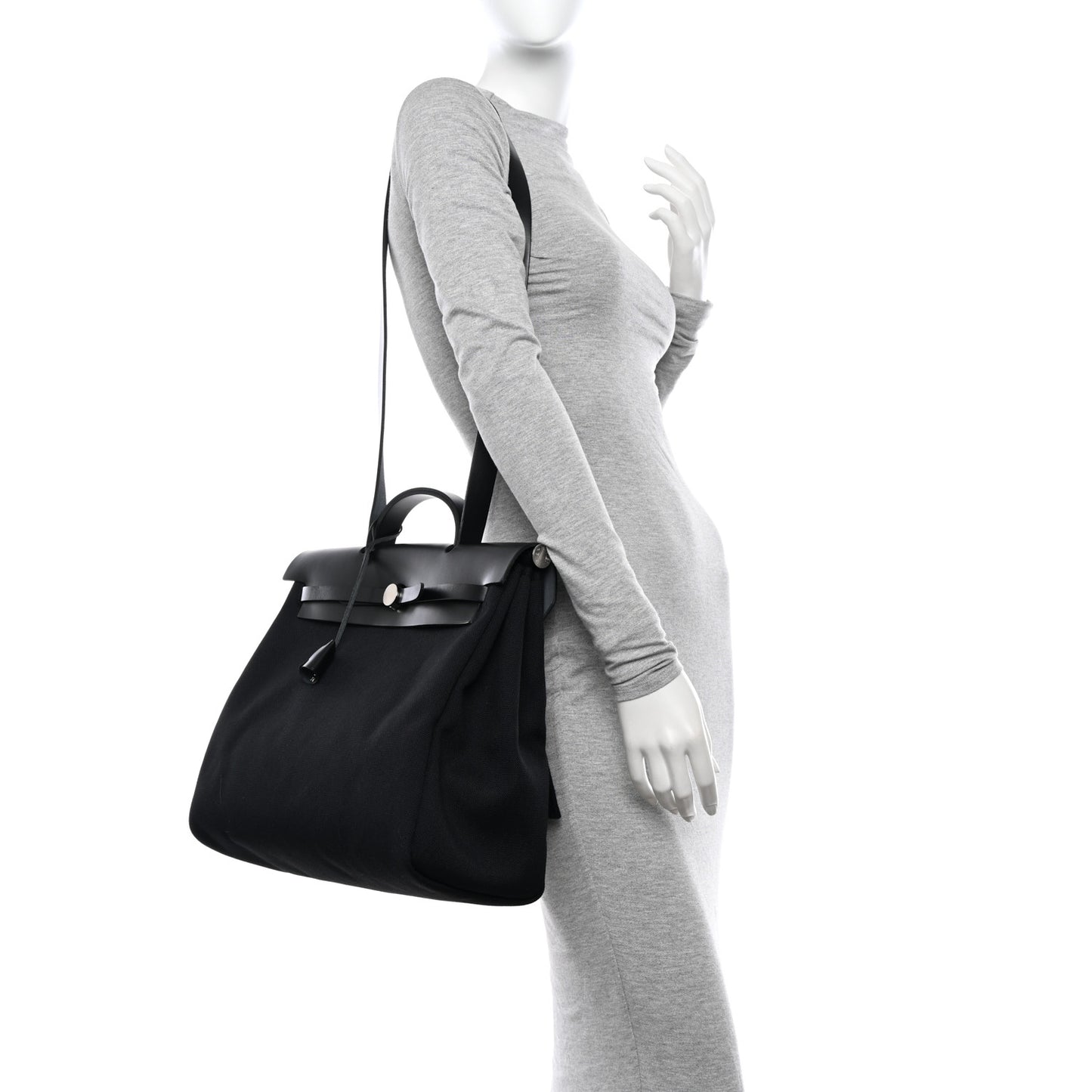 Military Toile Vache Hunter Herbag Messenger 39 Black