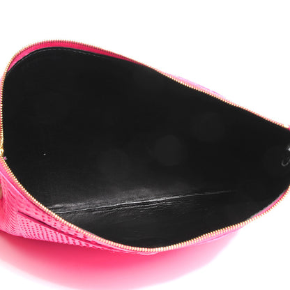 Celine Python Pouch Clutch Fluo Pink 8 of 8