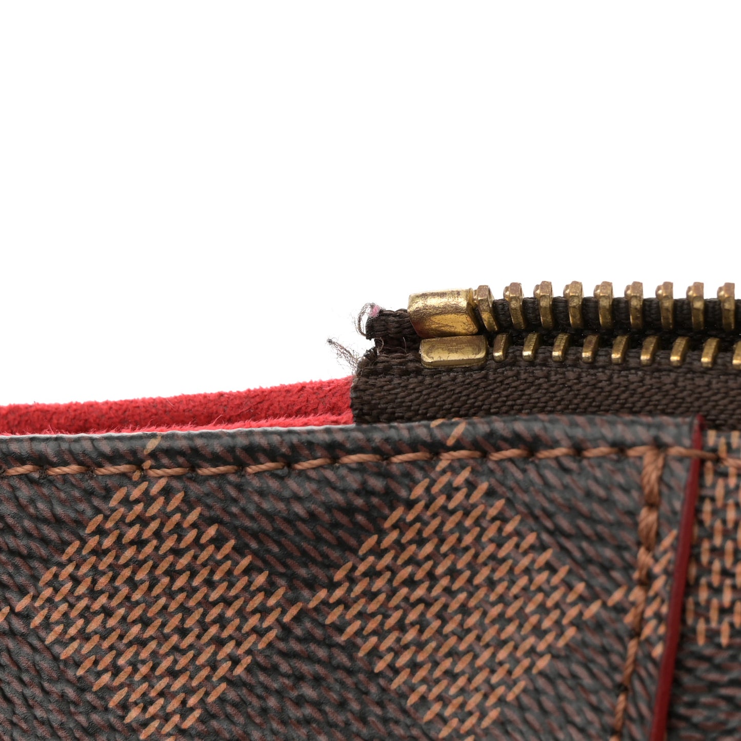 Damier Ebene Caissa Tote PM Cherry