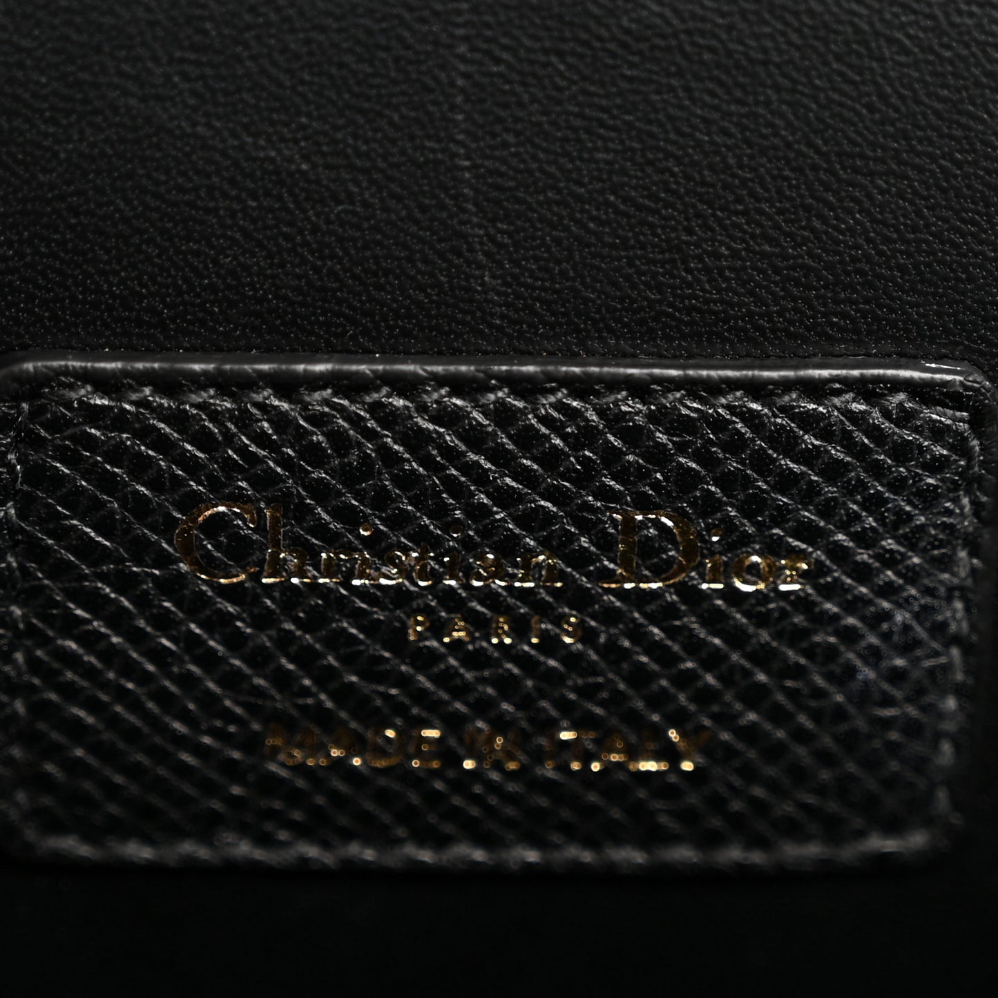 Grained Calfskin Large St. Honore Tote Black