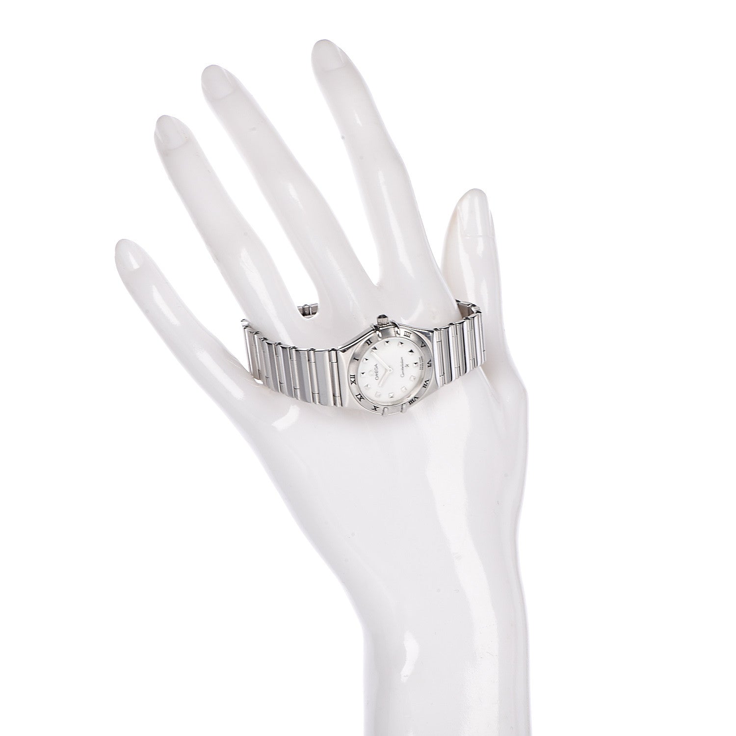 Omega Stainless Steel Mother of Pearl 25mm Constellation My Choice Quartz Watch 1571.71.00 2 of 6