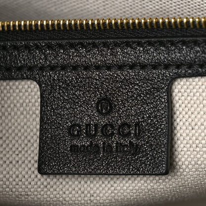 Gucci Wonka Grain Calfskin GG Monogram Star Embossed Medium GG Tote Black 7 of 10