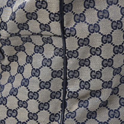 Gucci GG Monogram Web Medium Collapsable Carry On Duffle Navy 10 of 12