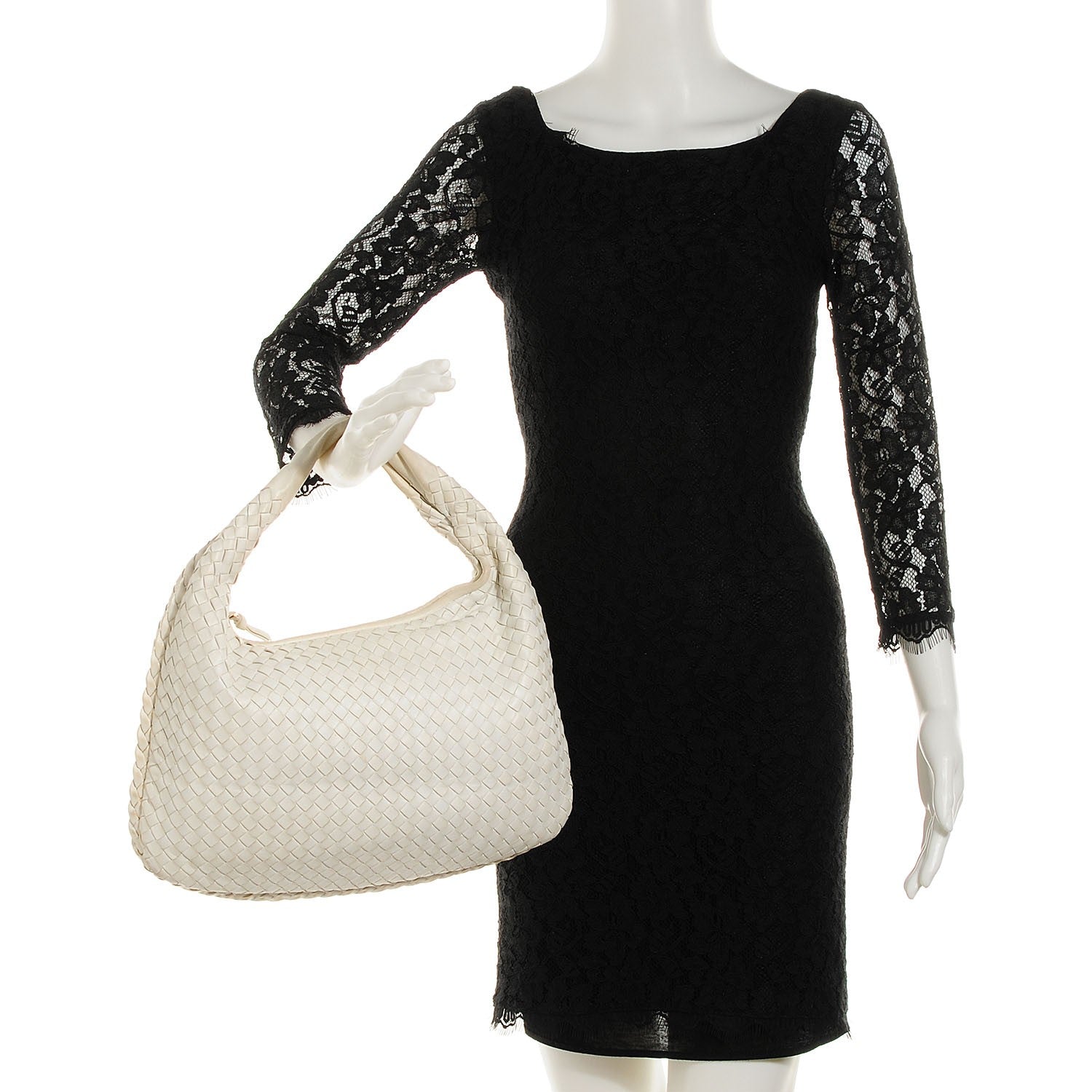 Bottega Veneta Nappa Intrecciato Medium Hobo White 2 of 9