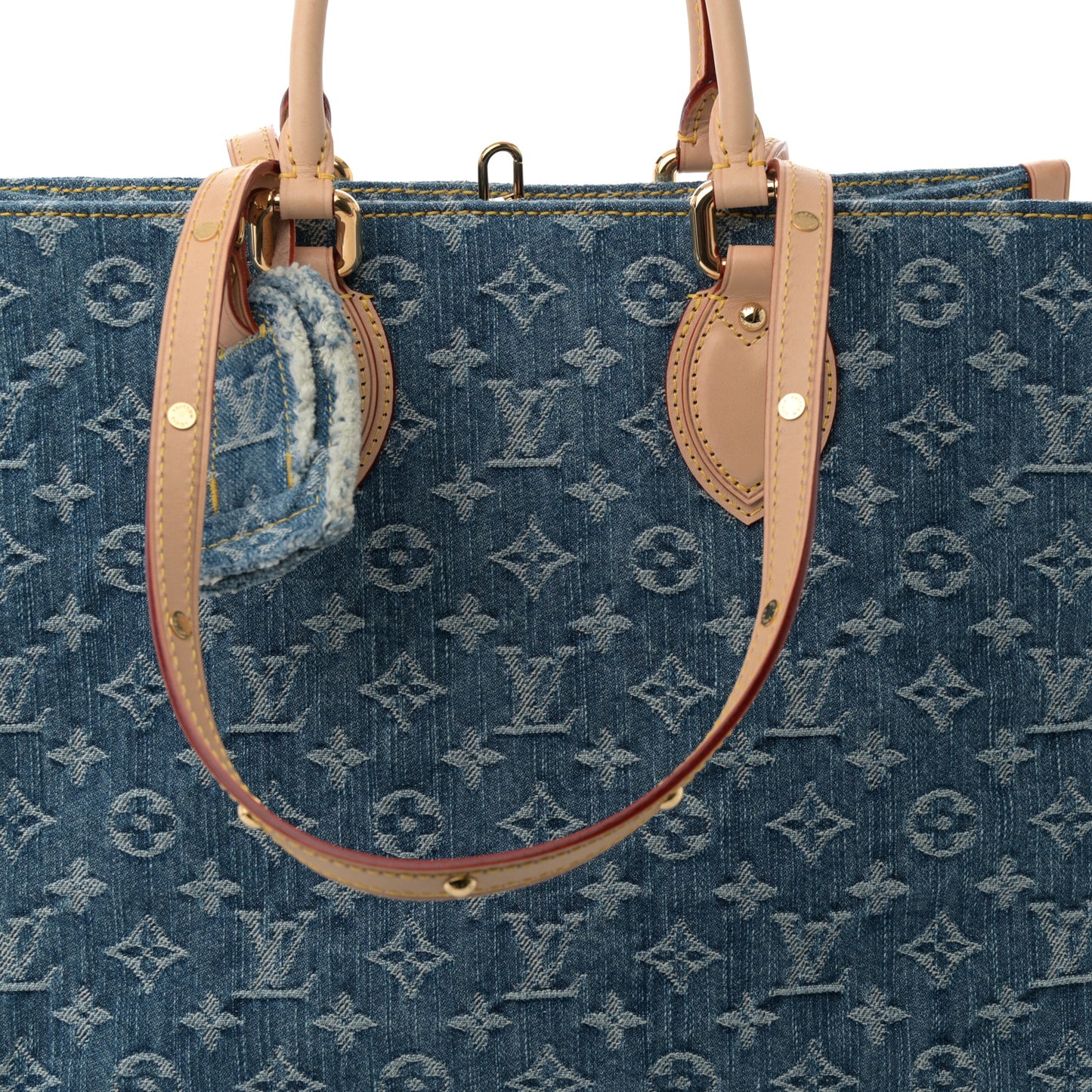 Monogram Denim Onthego MM Blue