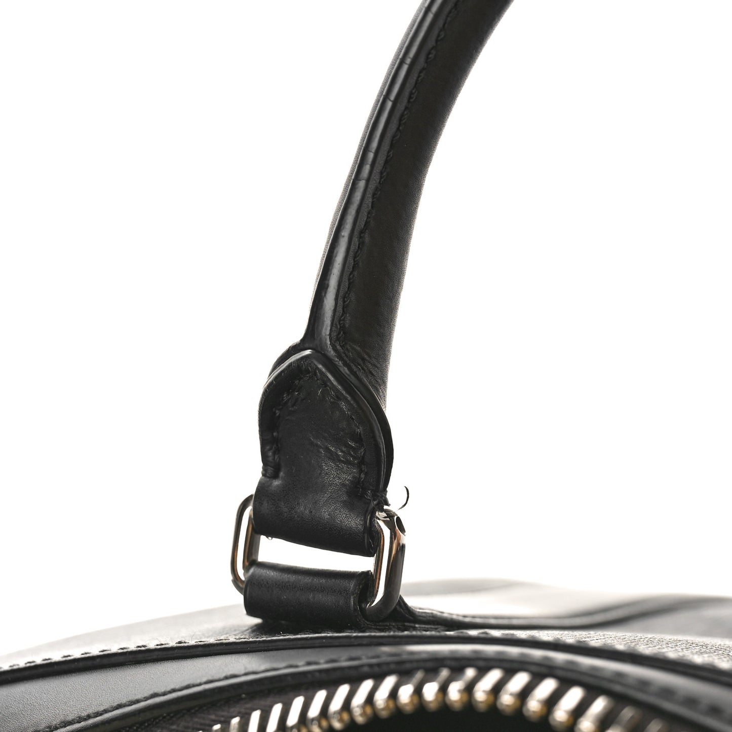 GG Supreme Monogram Appia Calfskin Web Briefcase Black