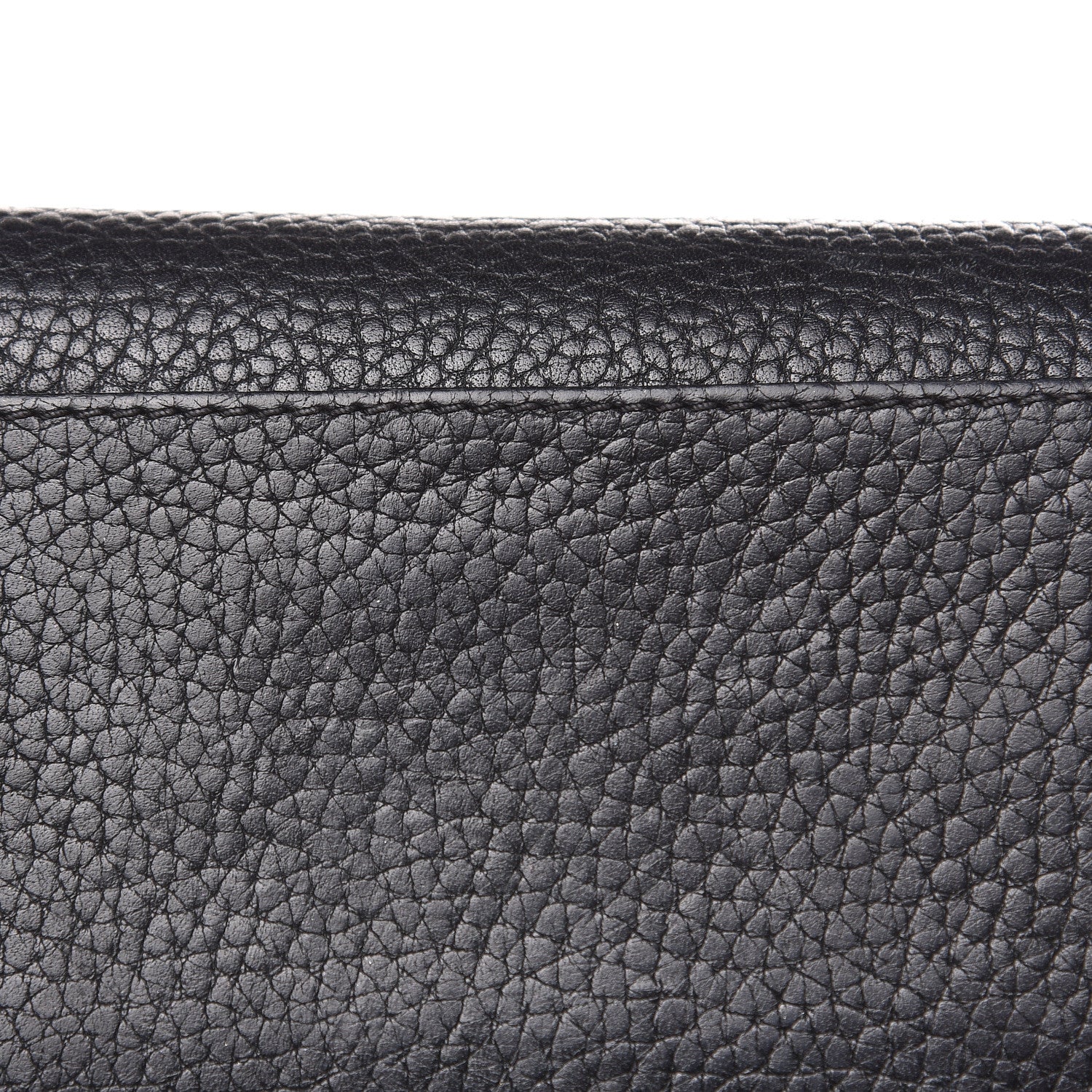 Burberry Grain Calfskin Continental Wallet Black 14 of 15