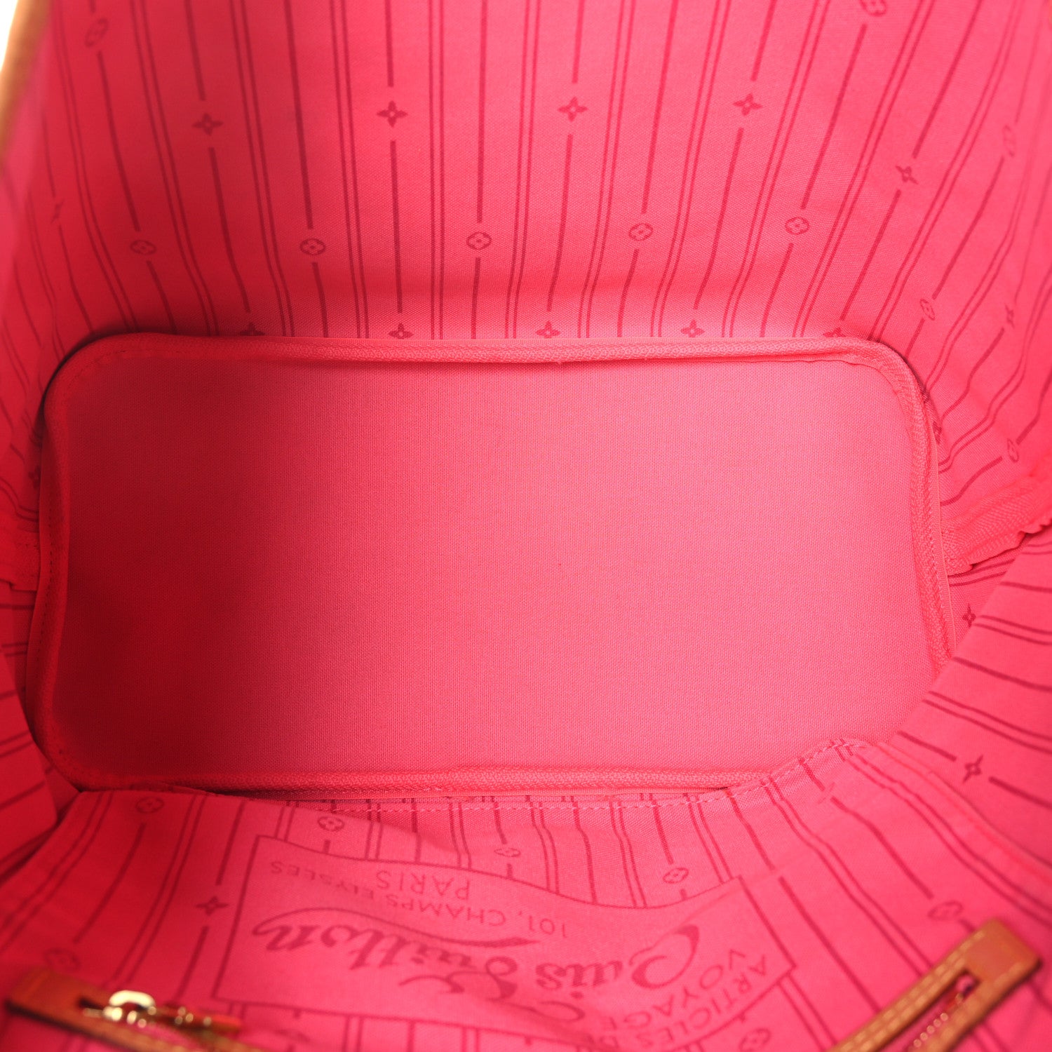 Louis Vuitton Monogram Roses Neverfull MM 5 of 9