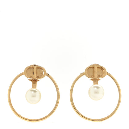 Christian Dior Pearl 30 Montaigne Earrings Gold 1 of 5