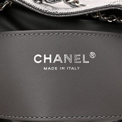 Chanel Metallic Caviar Quilted Mini Chanel 25 Handbag Anthracite 6 of 10