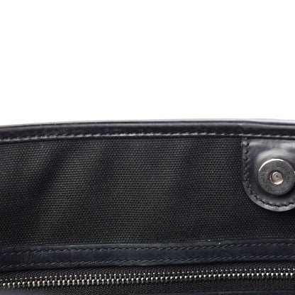 Christian Dior Coated Canvas Cannage Large Panarea Shopping Tote Black 10 of 17