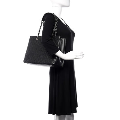 Chanel Caviar Quilted Grand Shopping Tote GST Black 2 of 11