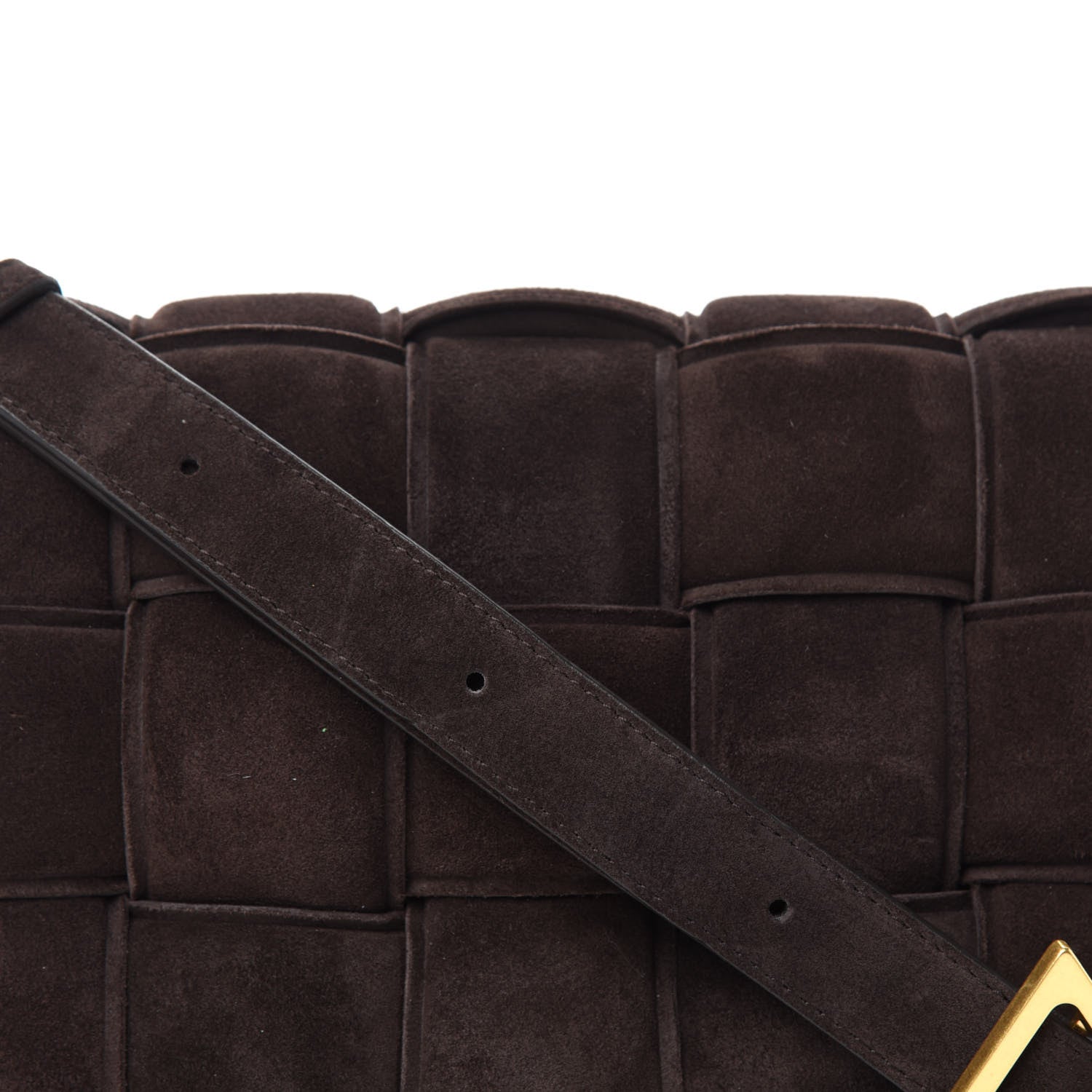Bottega Veneta Suede Maxi Intrecciato Padded Cassette Crossbody Bag Fondant 10 of 10