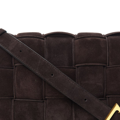 Bottega Veneta Suede Maxi Intrecciato Padded Cassette Crossbody Bag Fondant 10 of 10