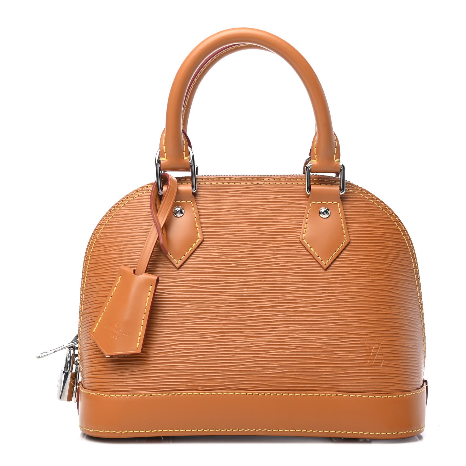 Louis Vuitton Epi Jacquard Alma BB Honey Gold 1 of 4