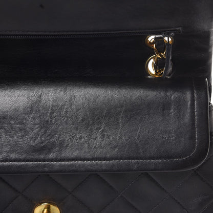 Chanel Lambskin Quilted Small Double Flap Black 12 of 14