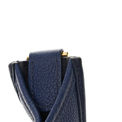 Hermes Taurillon Clemence EVELYNE III PM Bleu Encre 12 of 13