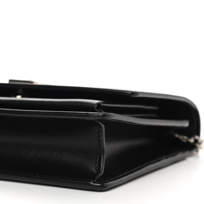 Saint Laurent Calfskin Monogram Sunset Chain Wallet Black 10 of 17