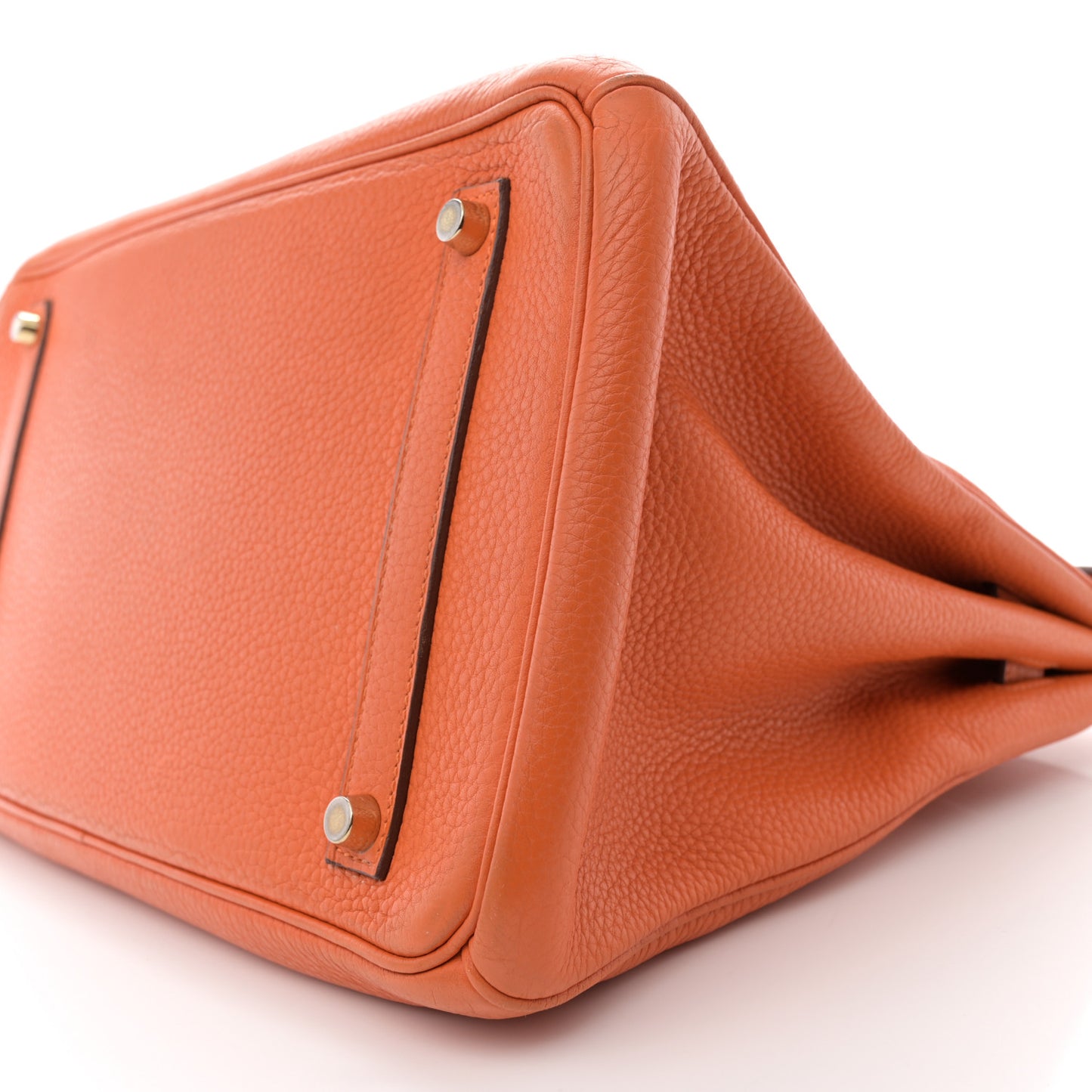 Taurillon Clemence Birkin 35 Orange