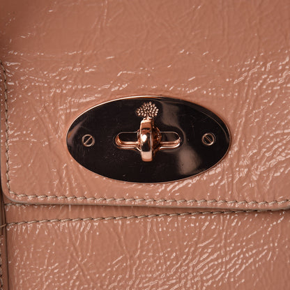 Mulberry Wrinkled Patent Small Bayswater Plaster Pink 8 of 22