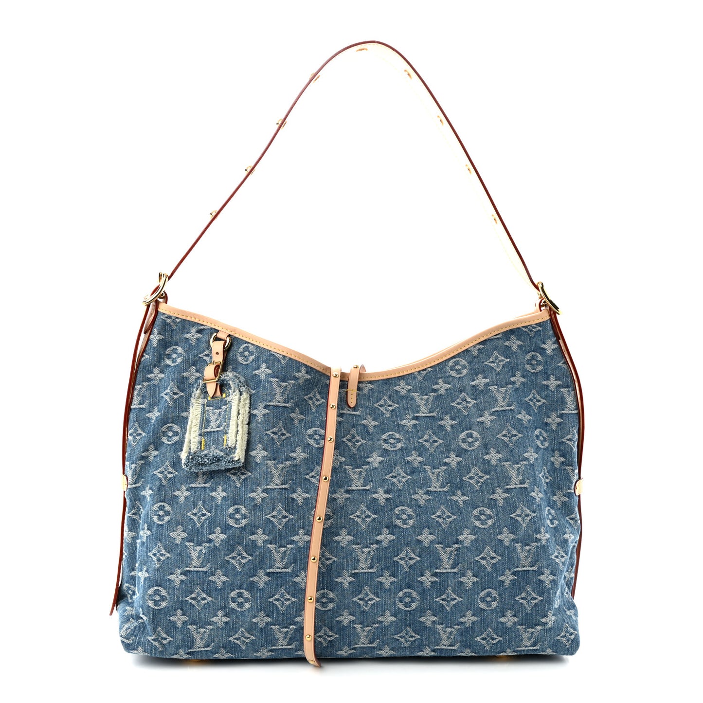 Monogram Denim CarryAll MM Blue