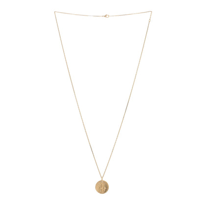 Van Cleef & Arpels 18K Yellow Gold Zodiac Virgo Pendant Necklace 3 of 5