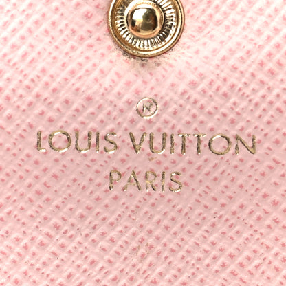 Louis Vuitton Damier Azur Emilie Wallet Rose Ballerine 6 of 8