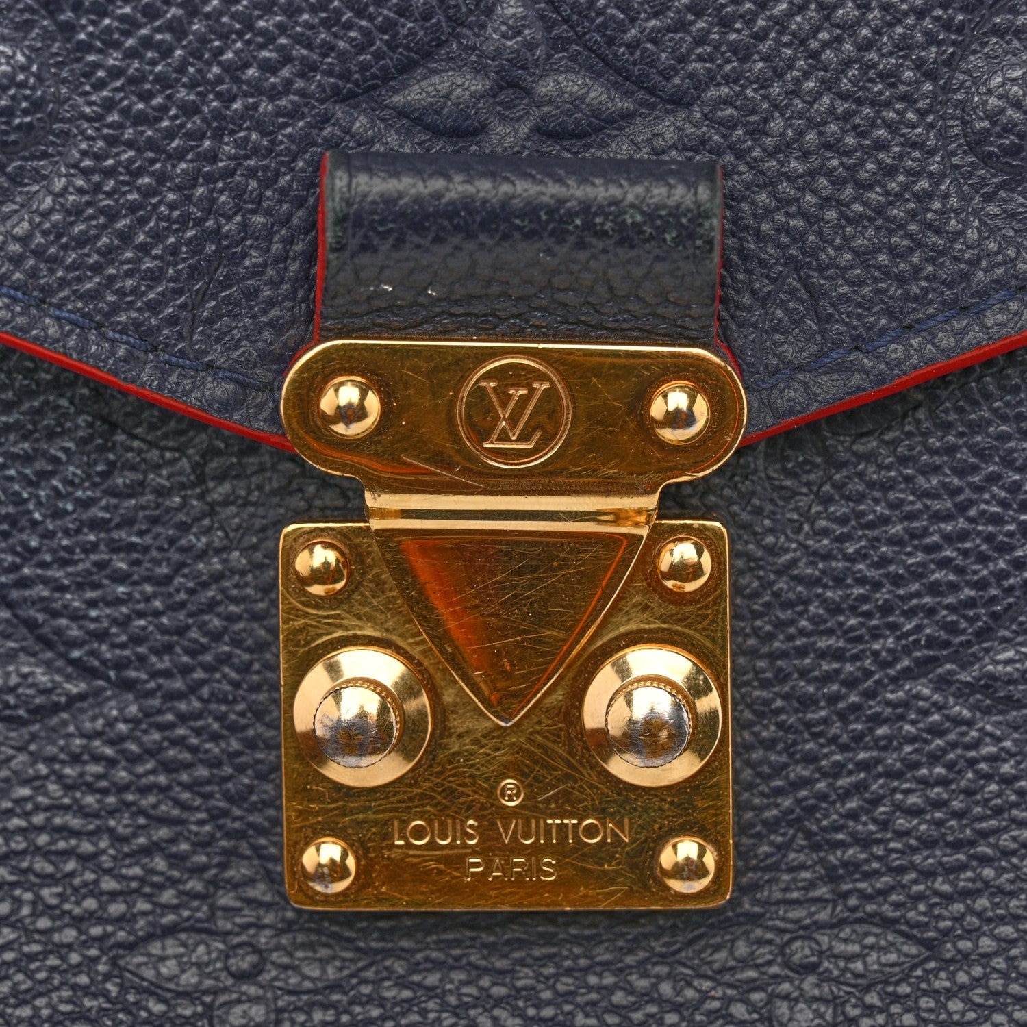 Louis Vuitton Empreinte Pochette Metis Marine Rouge 10 of 17