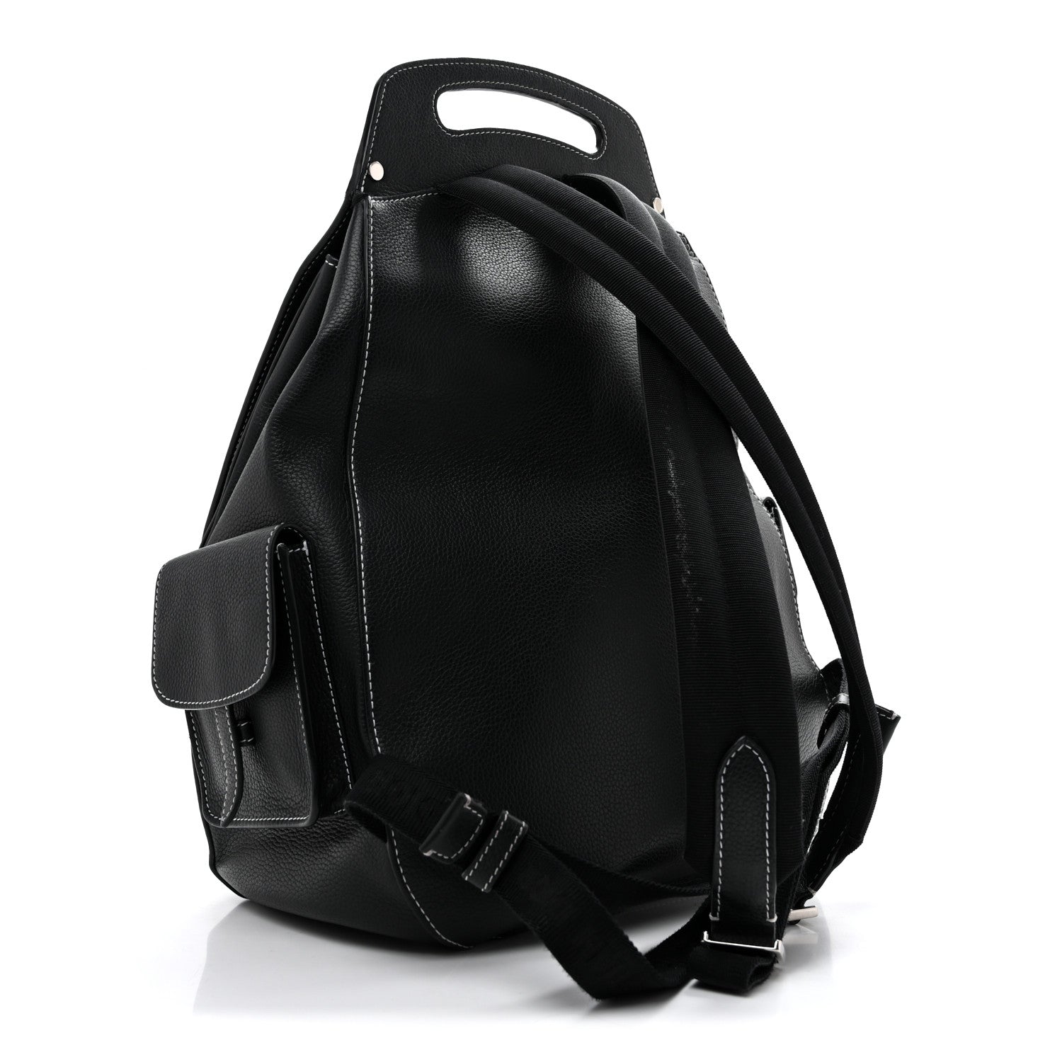 Christian Dior Grained Calfskin Maxi Gallop Backpack Black 1966738