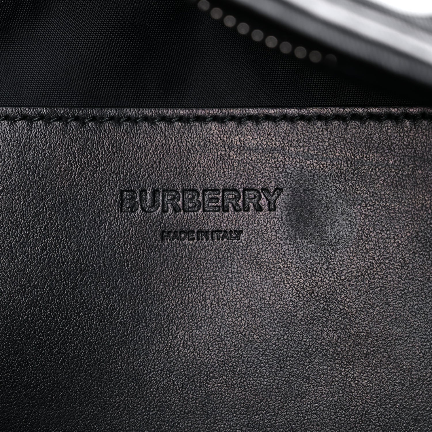 Burberry Coated Canvas Horseferry Print Extra Large Bum Bag Black 6 of 13
