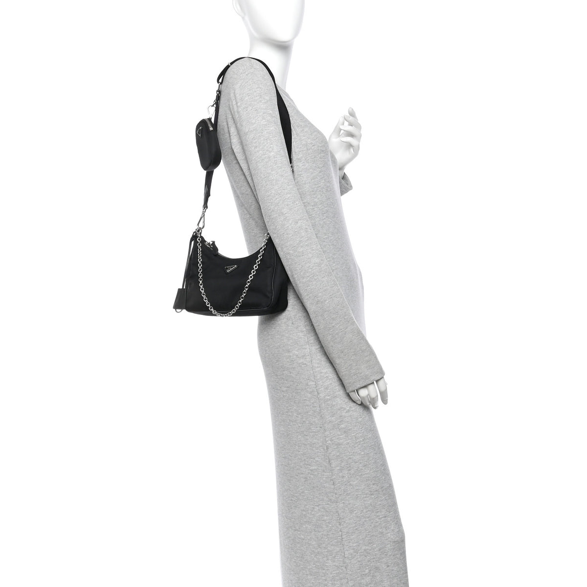 Nylon Re-Edition 2005 Shoulder Bag Black